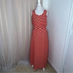 Indulge Chevron Maxi Dress